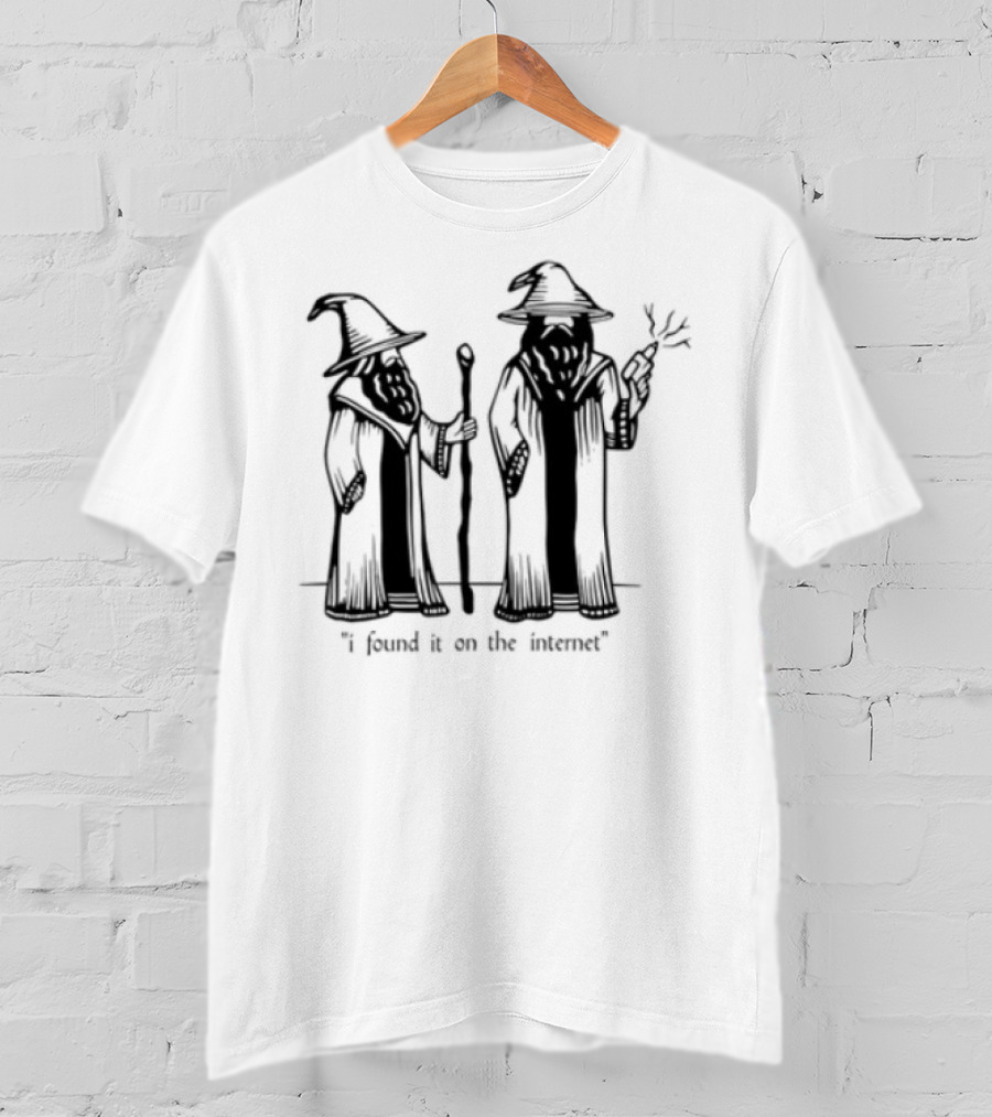 I Found It On The Internet Wizard T-Shirt