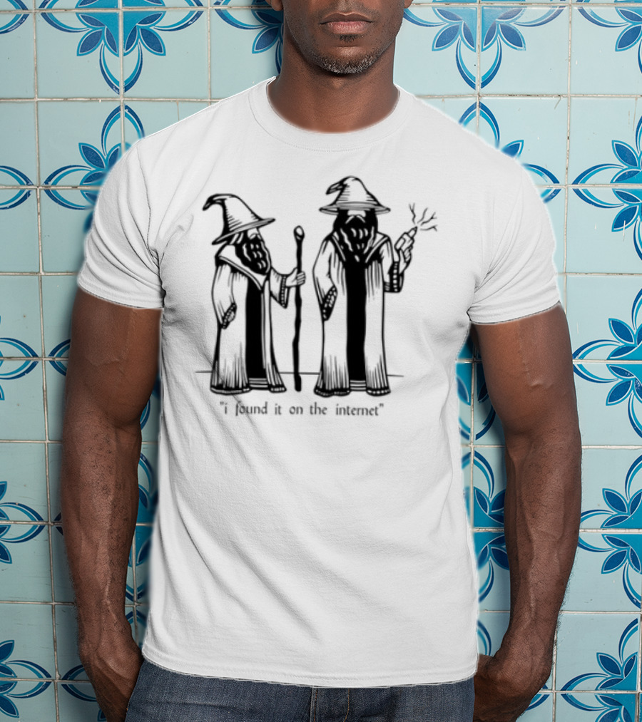 I Found It On The Internet Wizard T-Shirt