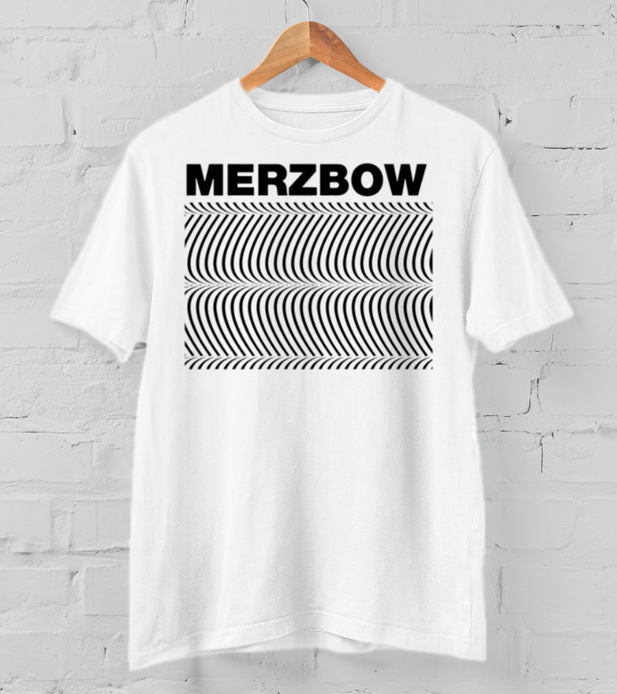 Merzbow Pulse Demon Distorted Wave Pattern T-Shirt