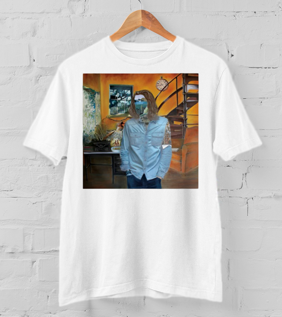 Hozier Album 10 Year Anniversary Surreal Collage Art Blue T-Shirt