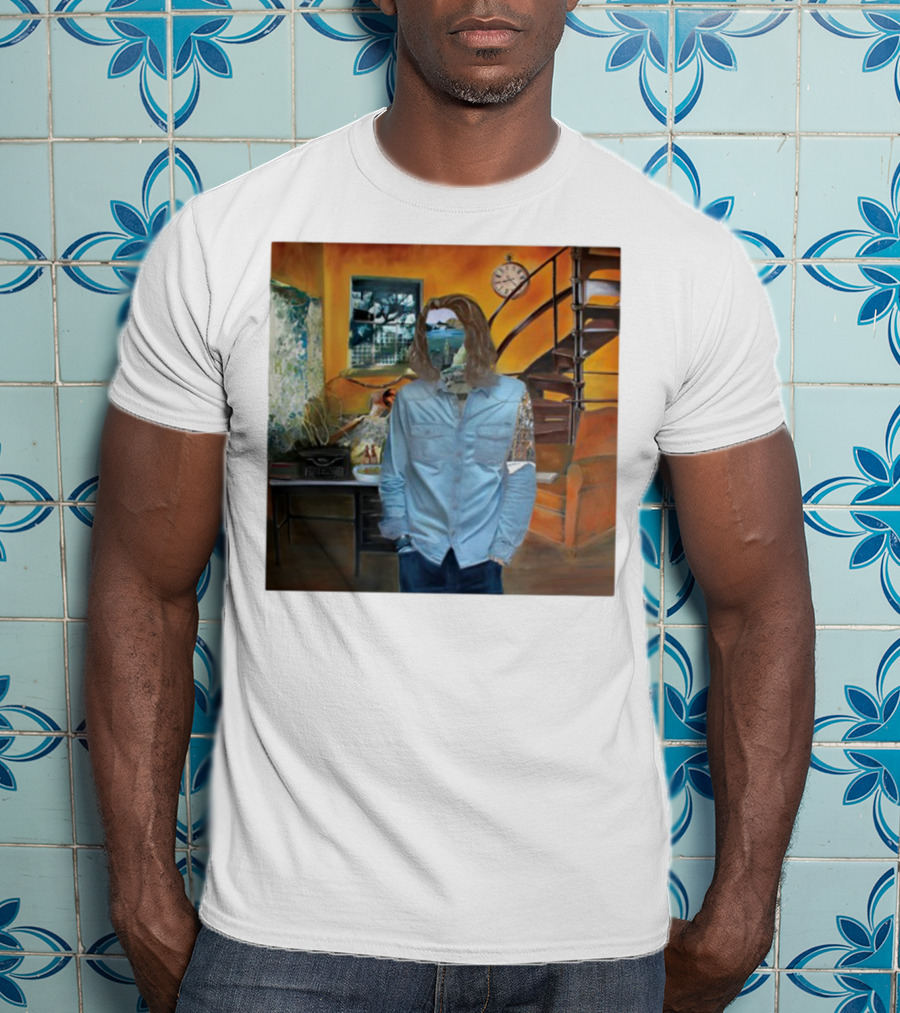 Hozier Album 10 Year Anniversary Surreal Collage Art Blue T-Shirt