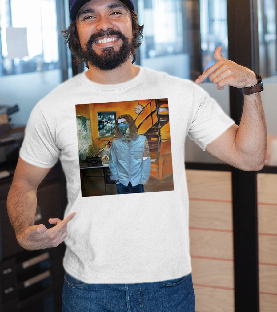 Hozier Album 10 Year Anniversary Surreal Collage Art Blue T-Shirt