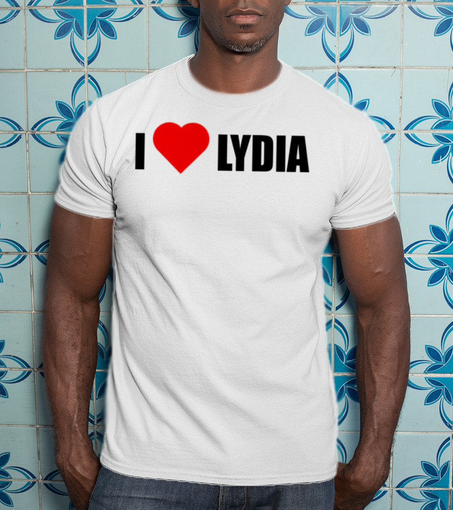 I Love Lydia Heart Symbol Expression T-Shirt