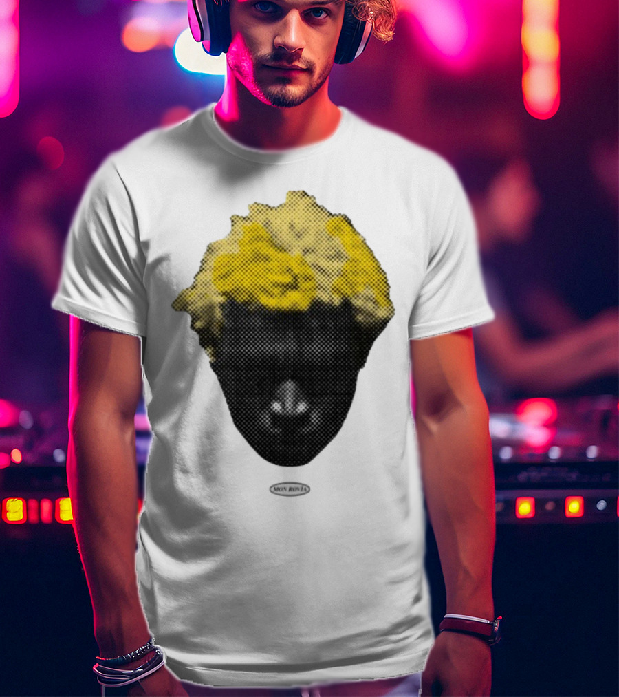 Mon Rovia Boy Yellow Hair Pop Art Style T-Shirt
