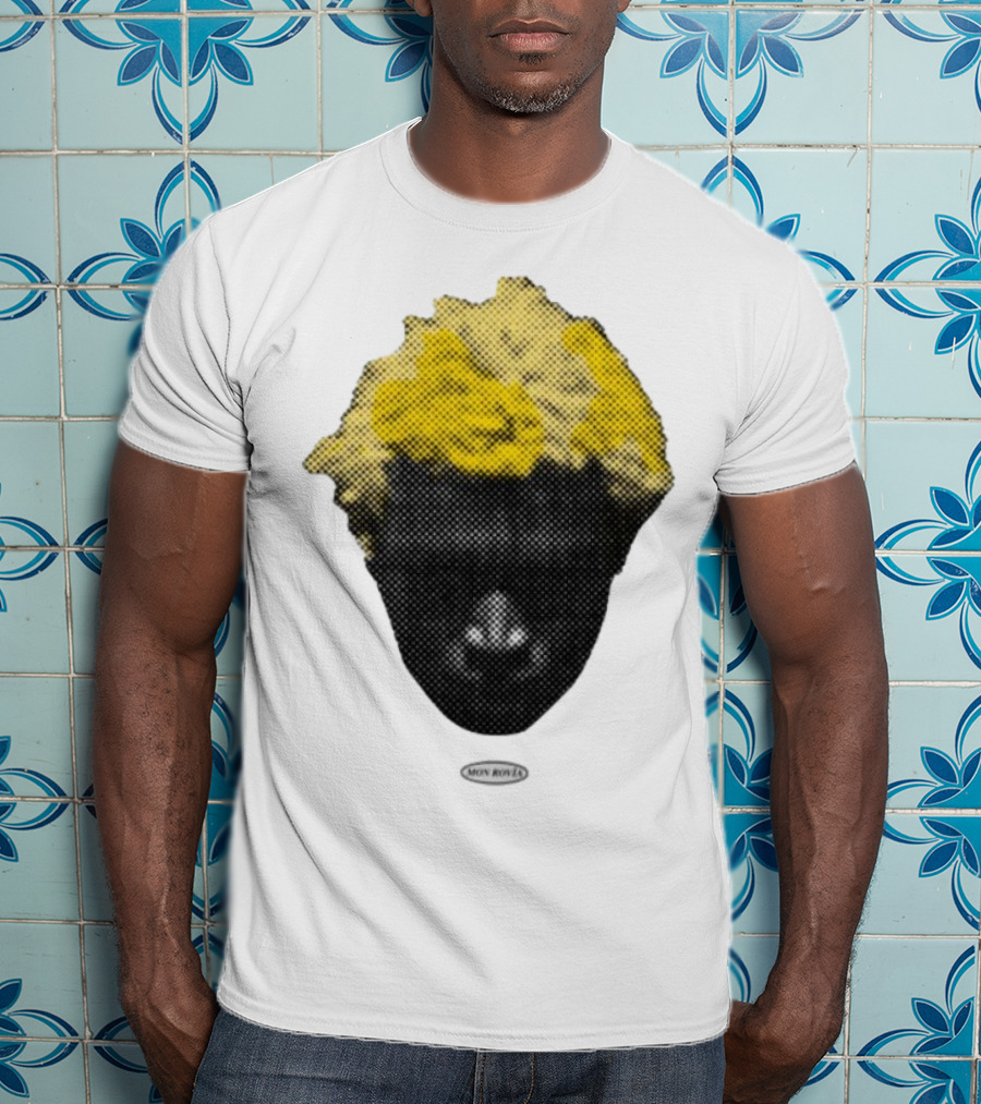 Mon Rovia Boy Yellow Hair Pop Art Style T-Shirt