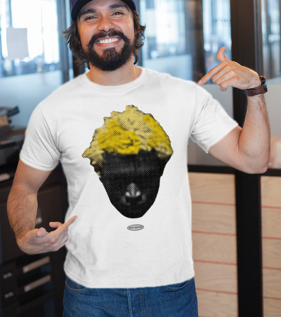 Mon Rovia Boy Yellow Hair Pop Art Style T-Shirt