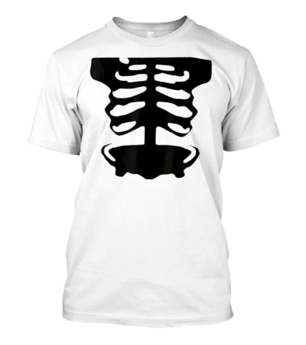 1x1x1x1 Forsaken Skeleton Halloween Costume T-Shirt
