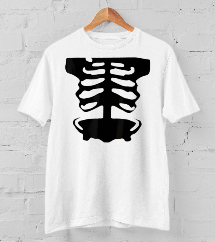 1x1x1x1 Forsaken Skeleton Halloween Costume T-Shirt