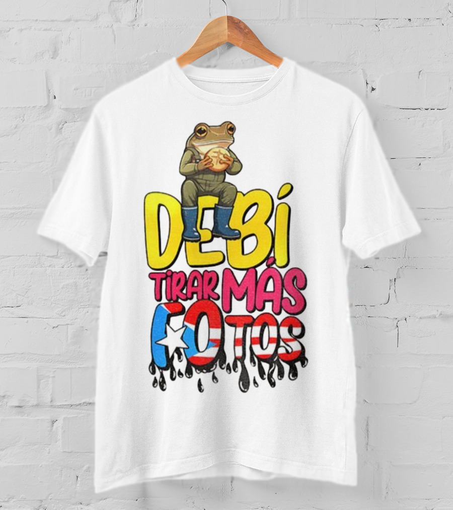 Bad Bunny Puerto Rico Frog Halftime Show Super Bowl LIX Debi Tirar Mas Fotos T-Shirt