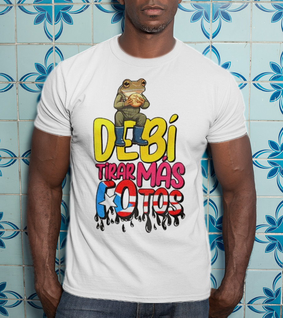 Bad Bunny Puerto Rico Frog Halftime Show Super Bowl LIX Debi Tirar Mas Fotos T-Shirt