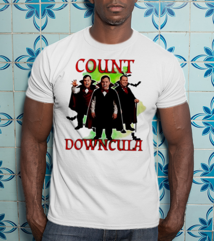 Count Downcula Halloween Vampire Costume Trio T-Shirt