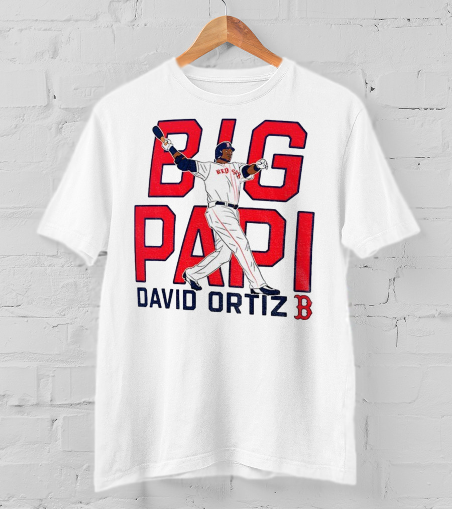 Boston Red Sox Big Papi David Ortiz MLB 2025 T-Shirt
