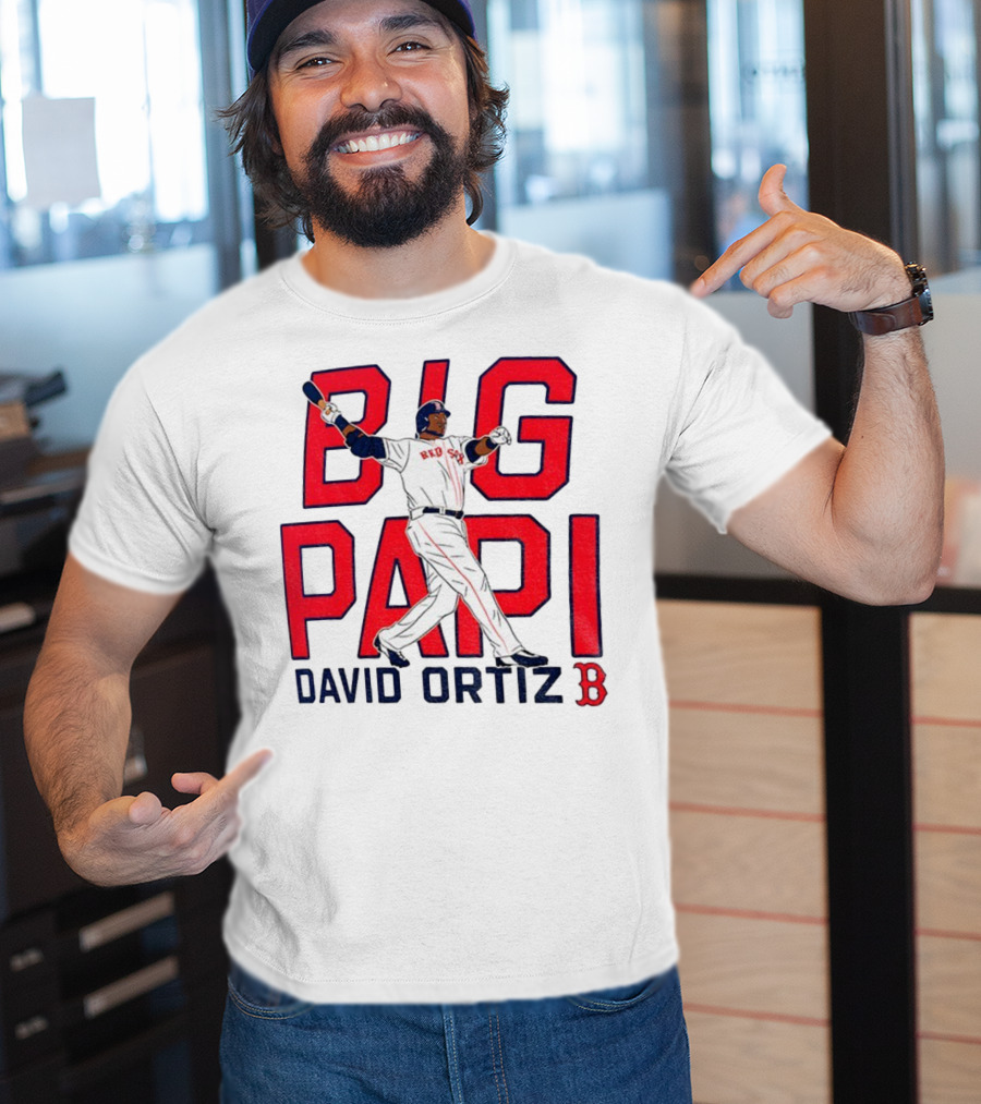 Boston Red Sox Big Papi David Ortiz MLB 2025 T-Shirt