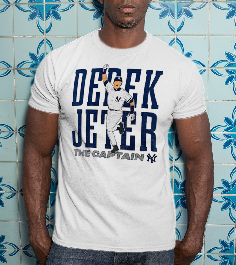 Derek Jeter The Captain New York Yankees MLB Baseball T-Shirt
