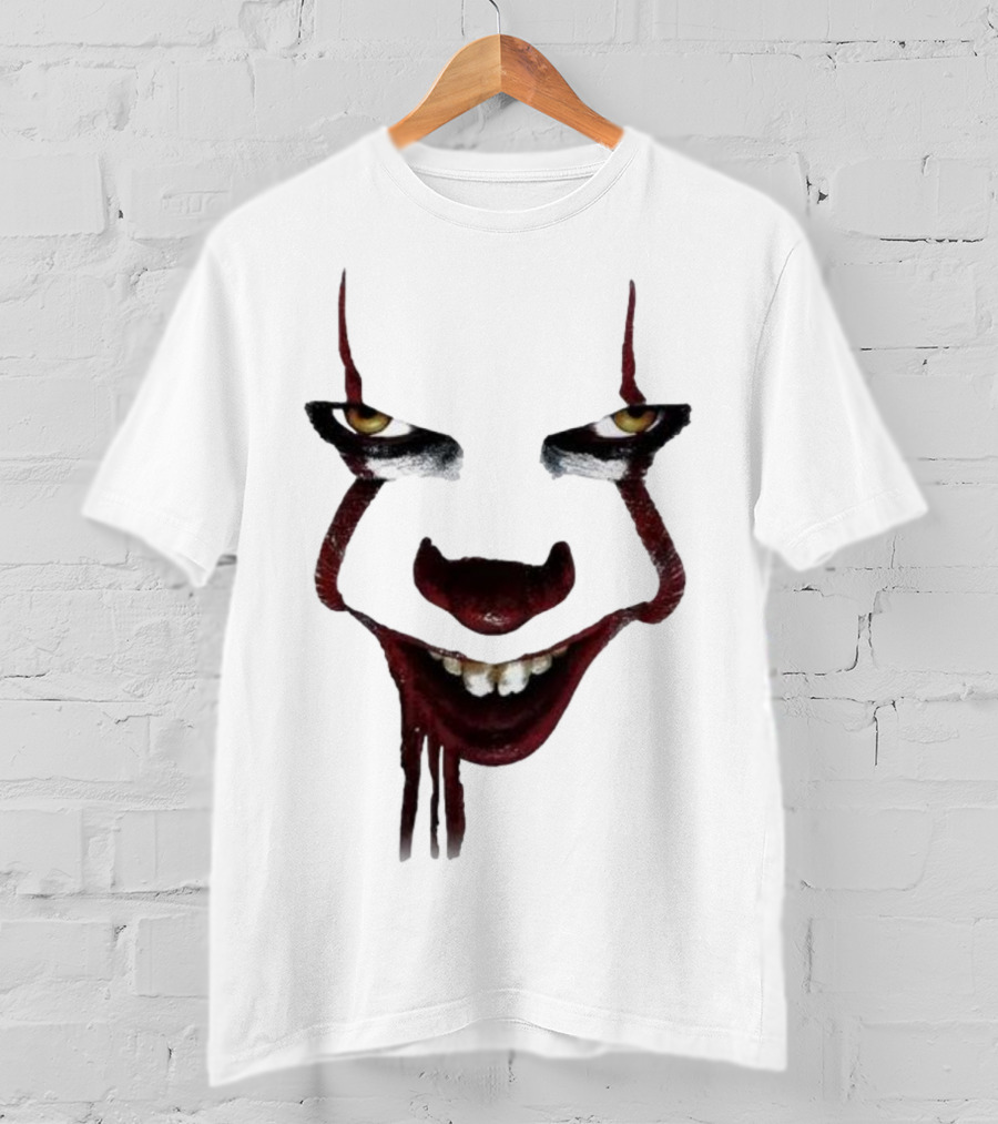 Pennywise Clown Face Halloween IT Movie T-Shirt