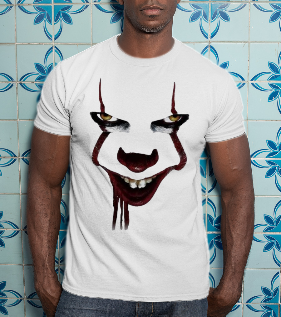 Pennywise Clown Face Halloween IT Movie T-Shirt