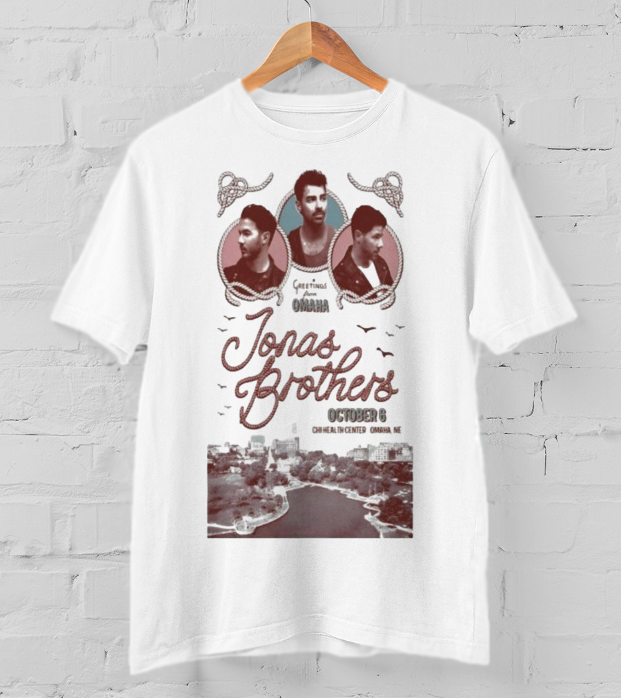 Jonas Brothers October 6 Chi Health Center Omaha NE Event T-Shirt