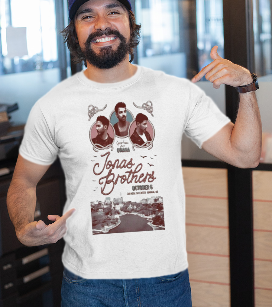 Jonas Brothers October 6 Chi Health Center Omaha NE Event T-Shirt