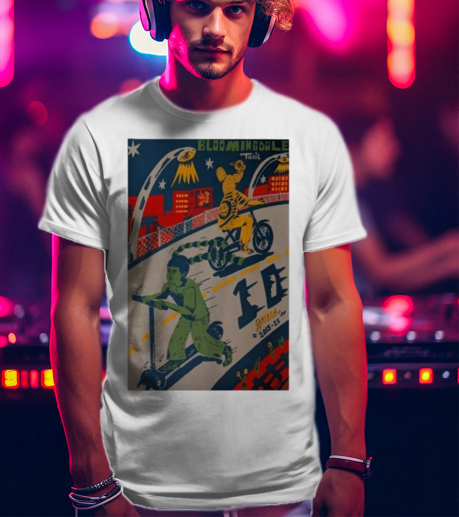 Bloomingdale Trail 10 Years 2015-25 Ramiro Huizar All Star Press Chicago T-Shirt