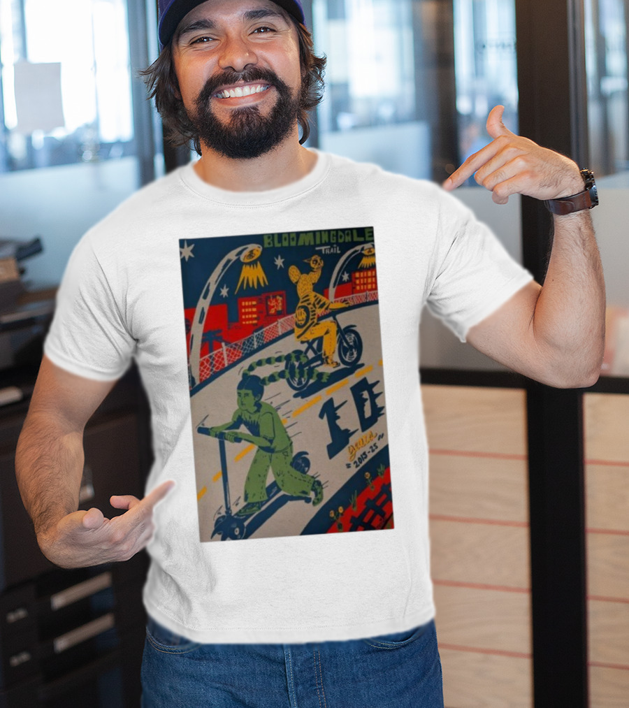 Bloomingdale Trail 10 Years 2015-25 Ramiro Huizar All Star Press Chicago T-Shirt