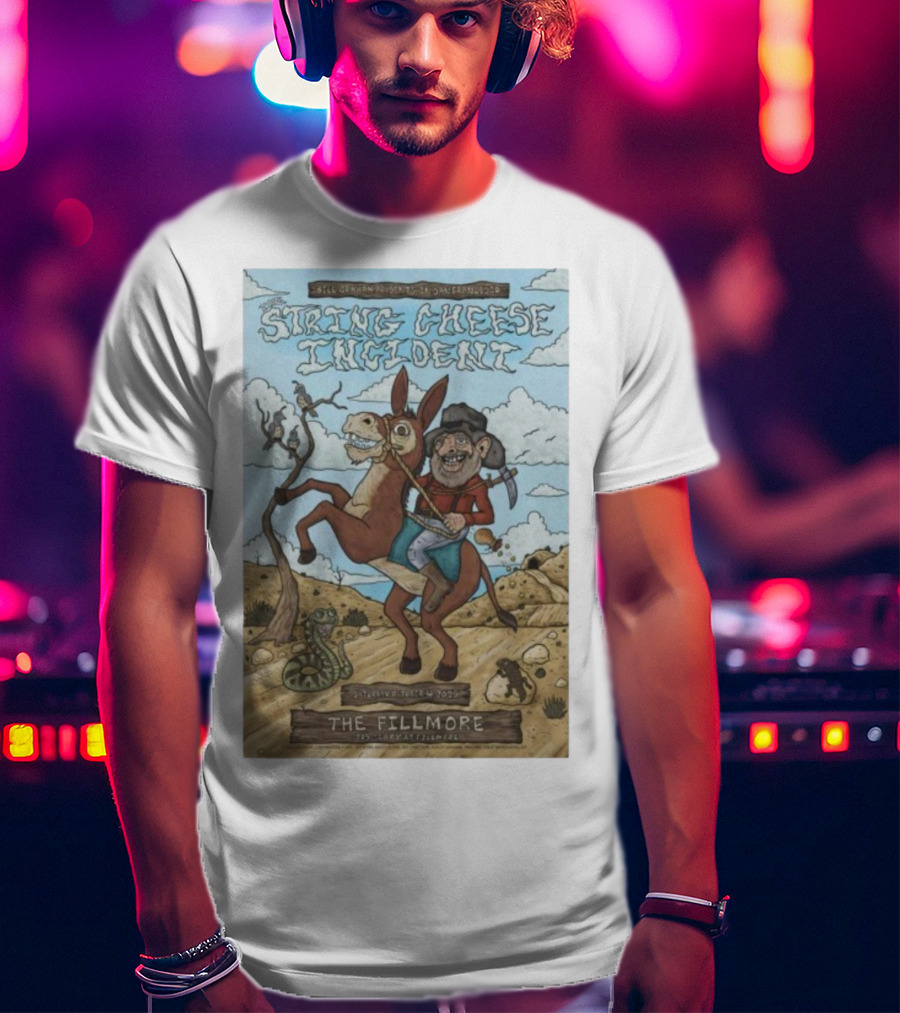 Bill Graham Presents String Cheese Incident The Fillmore San Francisco October 4 2025 Donkey T-Shirt