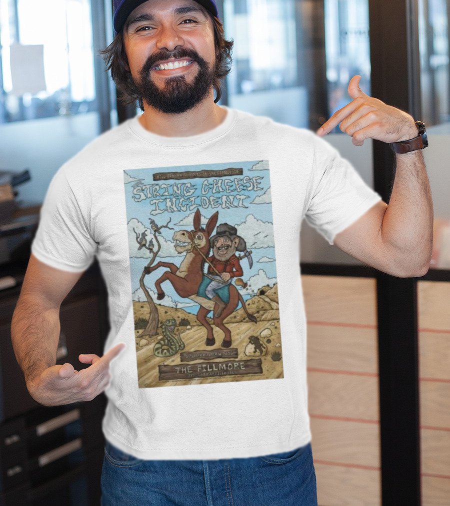 Bill Graham Presents String Cheese Incident The Fillmore San Francisco October 4 2025 Donkey T-Shirt