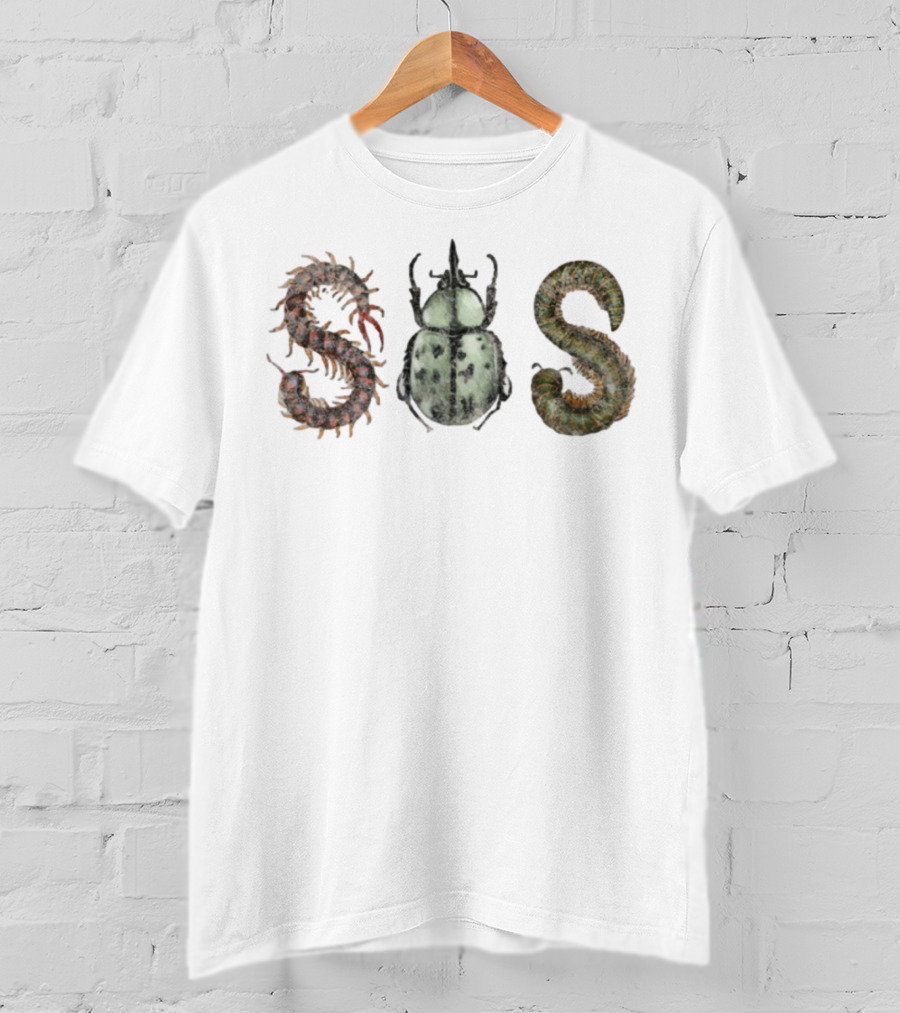 Sza Sos Lana Sos Deluxe Bug Lettering T-Shirt