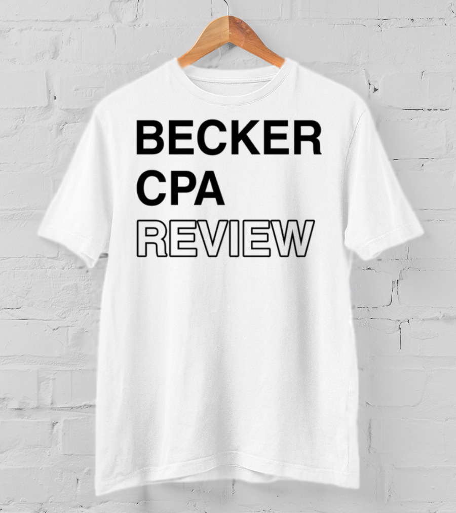 Becker CPA Review T-Shirt