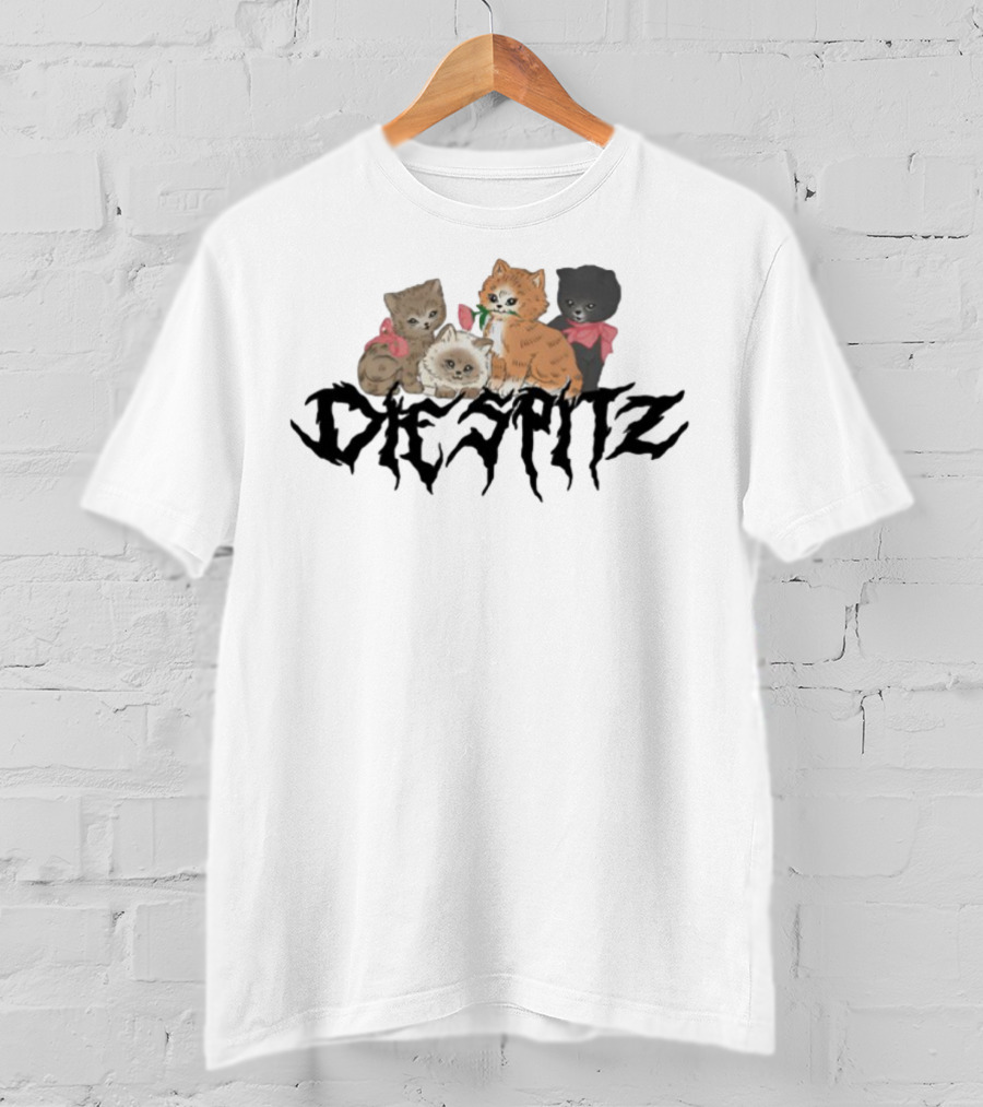 Diespitz Cute Kittens With Bows T-Shirt