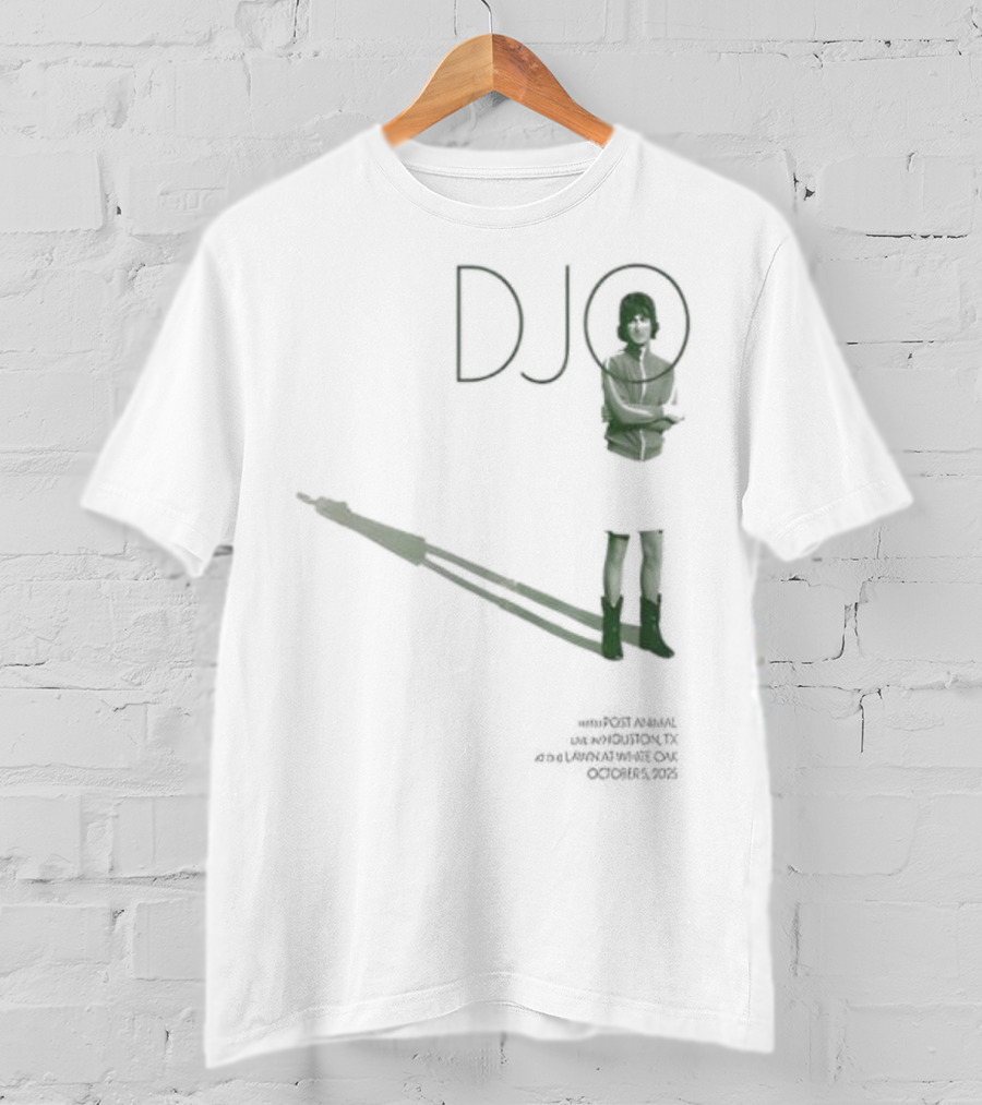 Djo White Oak Music Hall Lawn Oct 05 2025 Retro Style Performance Art T-Shirt