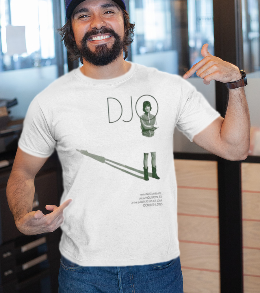 Djo White Oak Music Hall Lawn Oct 05 2025 Retro Style Performance Art T-Shirt