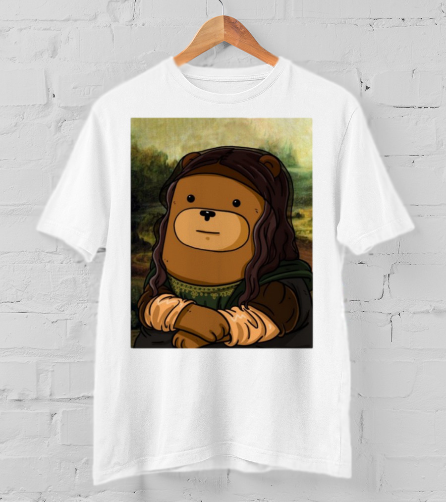 Figen.Eth Boi The Bear Mona Lisa Parody T-Shirt