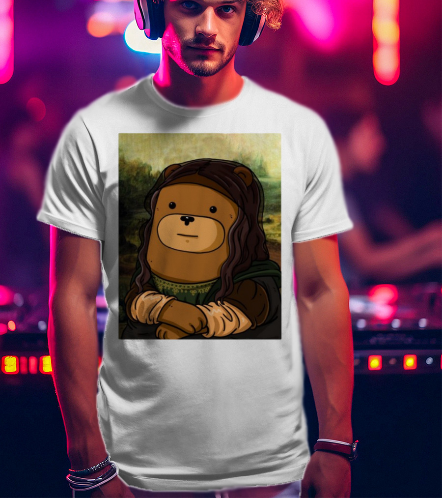 Figen.Eth Boi The Bear Mona Lisa Parody T-Shirt