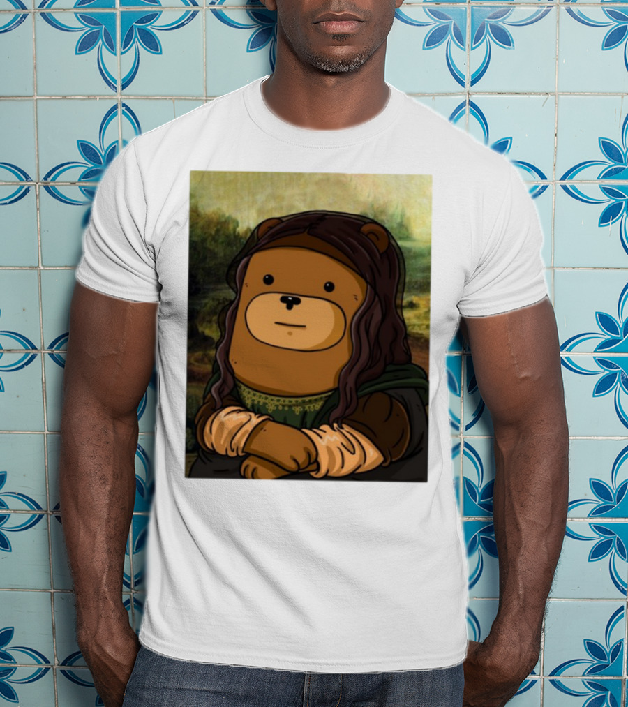 Figen.Eth Boi The Bear Mona Lisa Parody T-Shirt