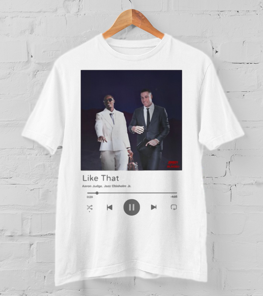 Janky Playlist Like That Aaron Judge Jr. T-Shirt