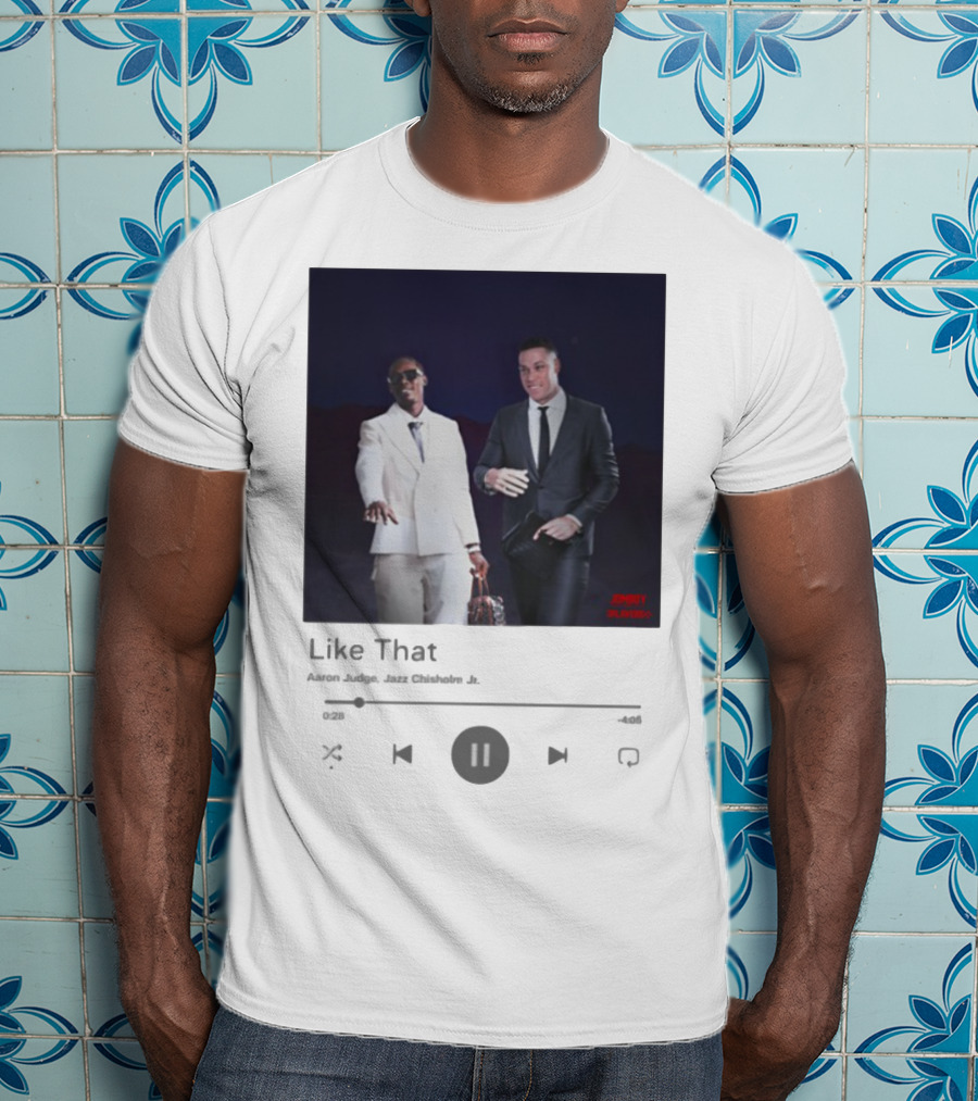 Janky Playlist Like That Aaron Judge Jr. T-Shirt