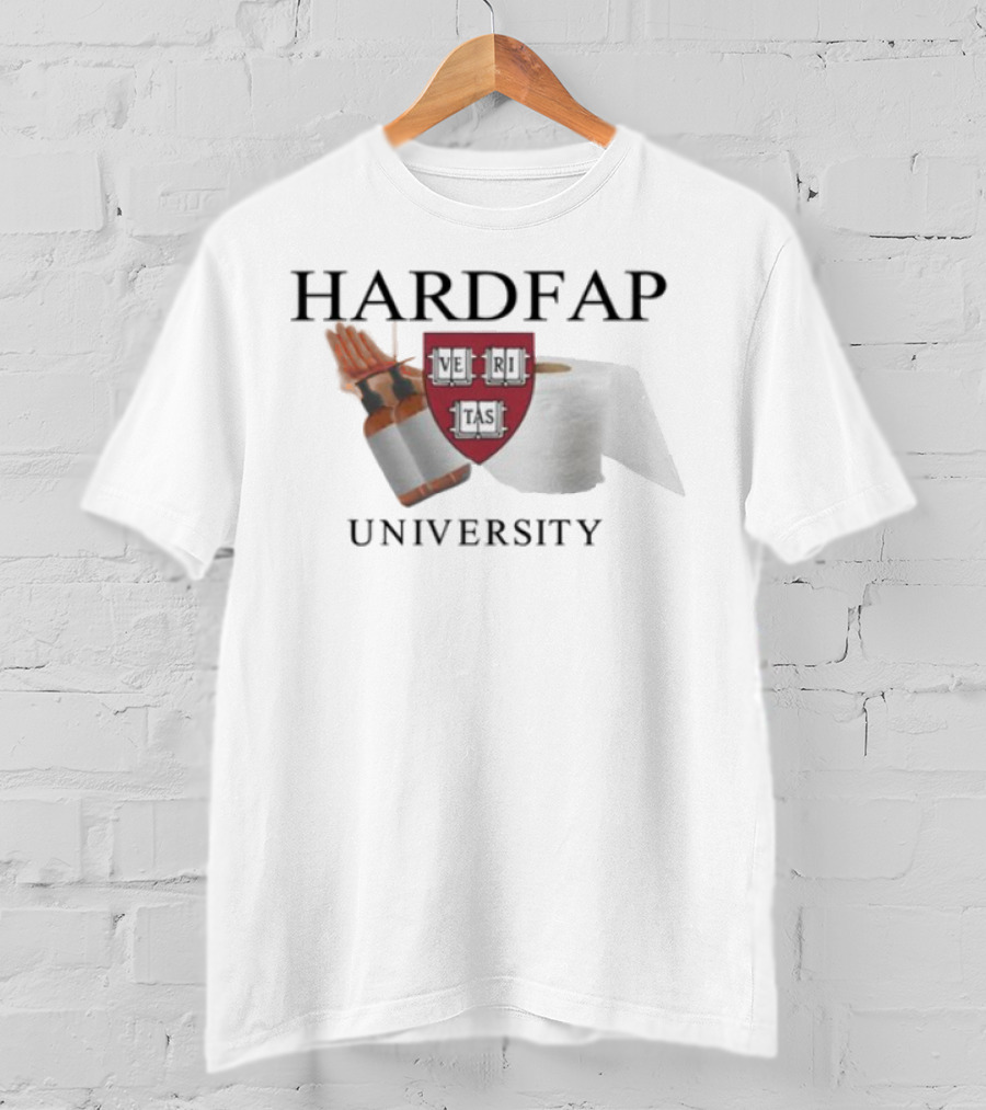 Hardfap University Veritas Crest Toilet Roll And Lotion Bottles T-Shirt