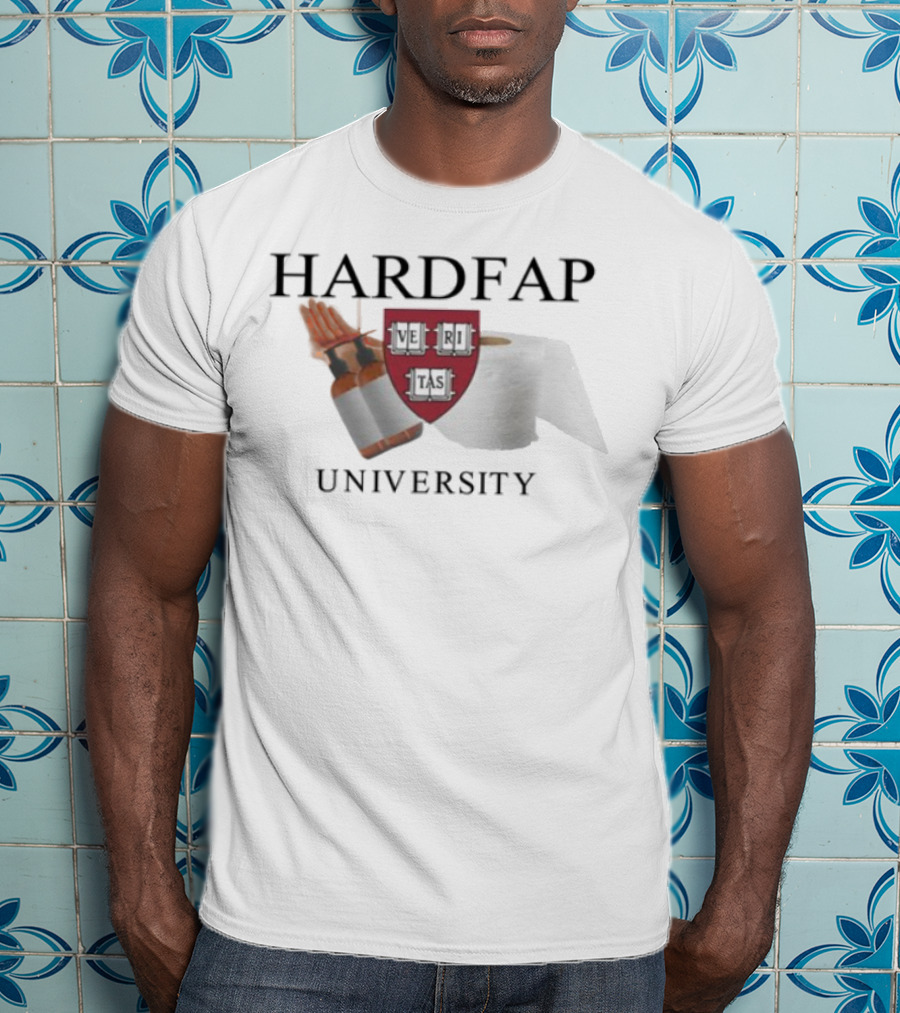 Hardfap University Veritas Crest Toilet Roll And Lotion Bottles T-Shirt
