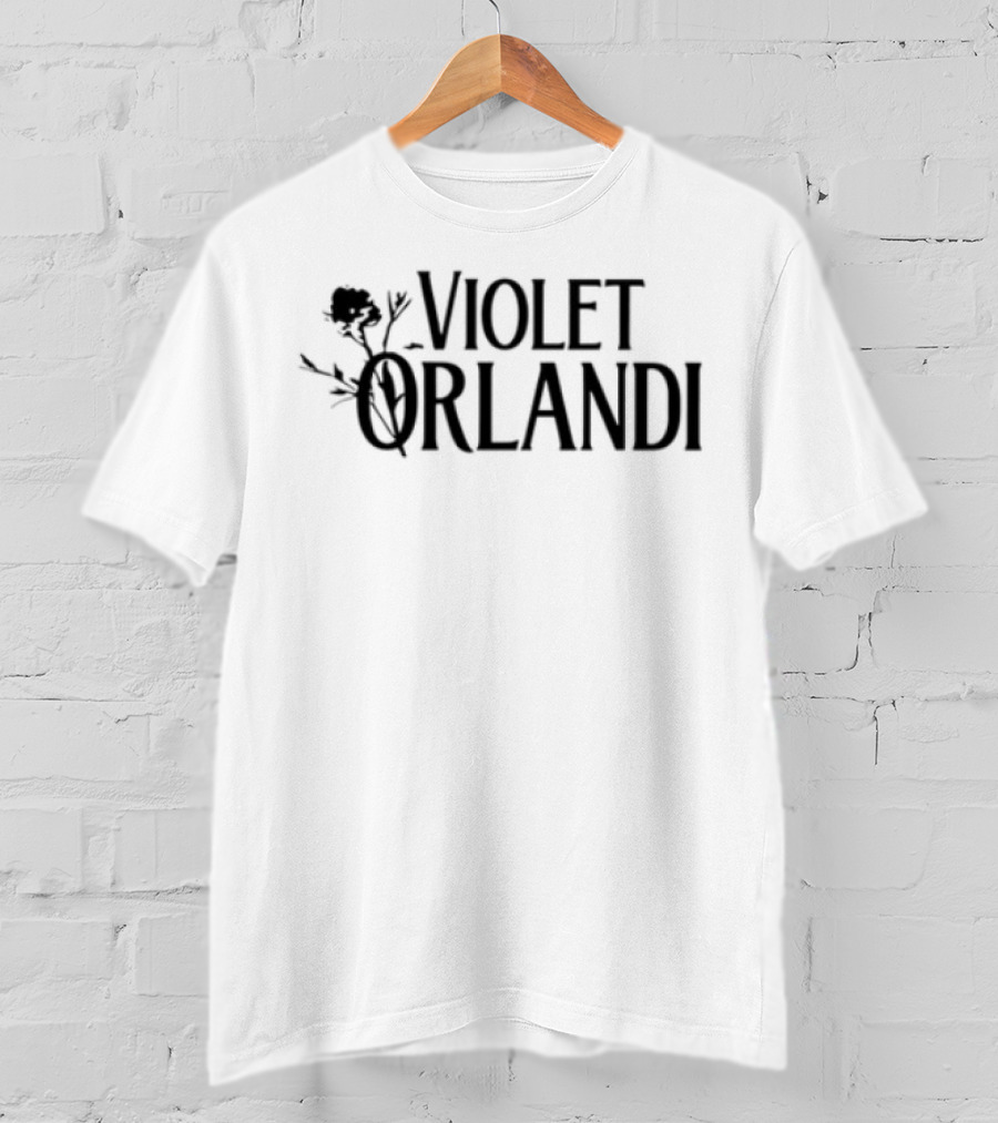 Violet Orlandi Music Floral Logo T-Shirt