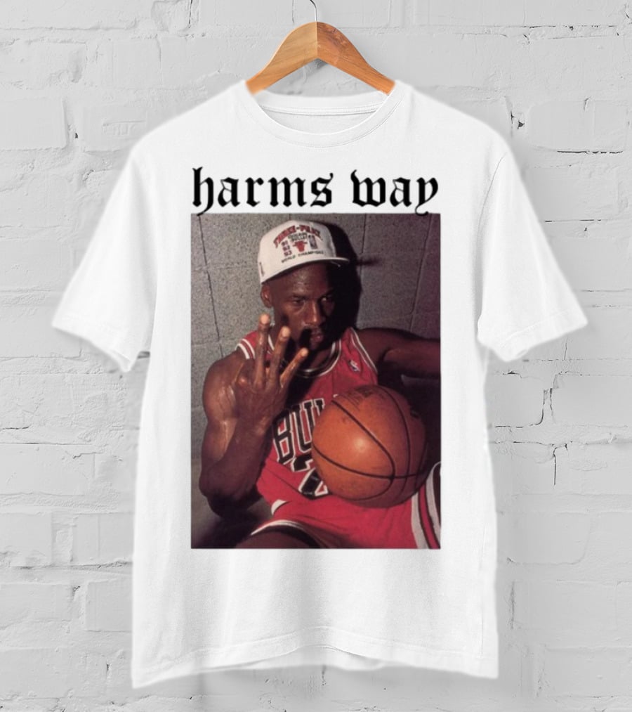 Harm's Way Bulls Basketball Legend 23 Championship Tribute T-Shirt
