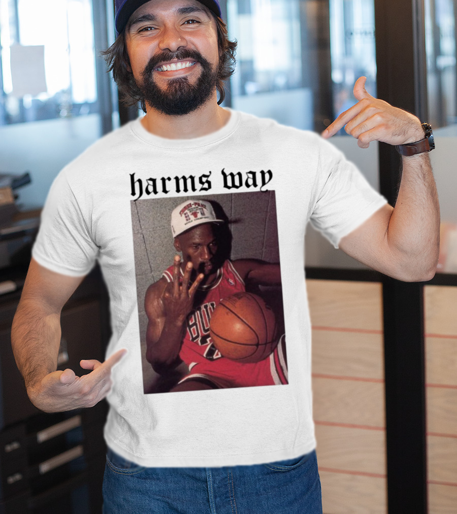 Harm's Way Bulls Basketball Legend 23 Championship Tribute T-Shirt