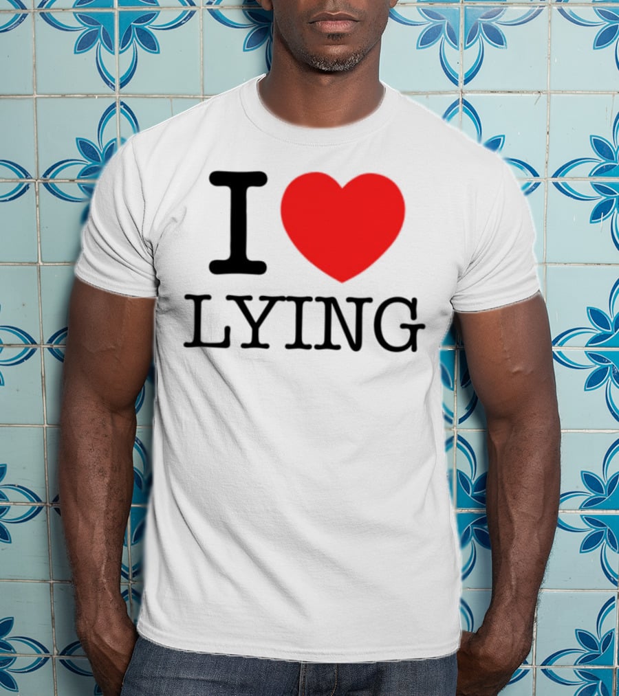 Premi Sterlin I Heart Lying Bold Statement T-Shirt