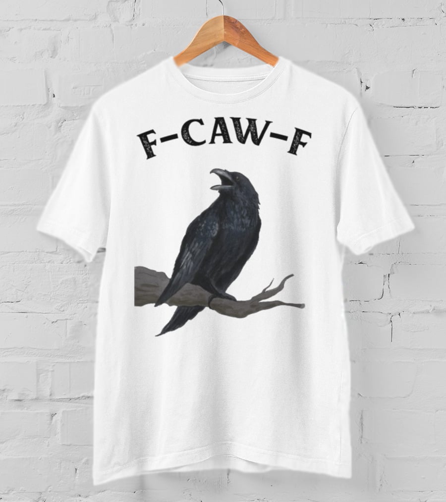 F-CAW-F Raven Bird Crowd T-Shirt