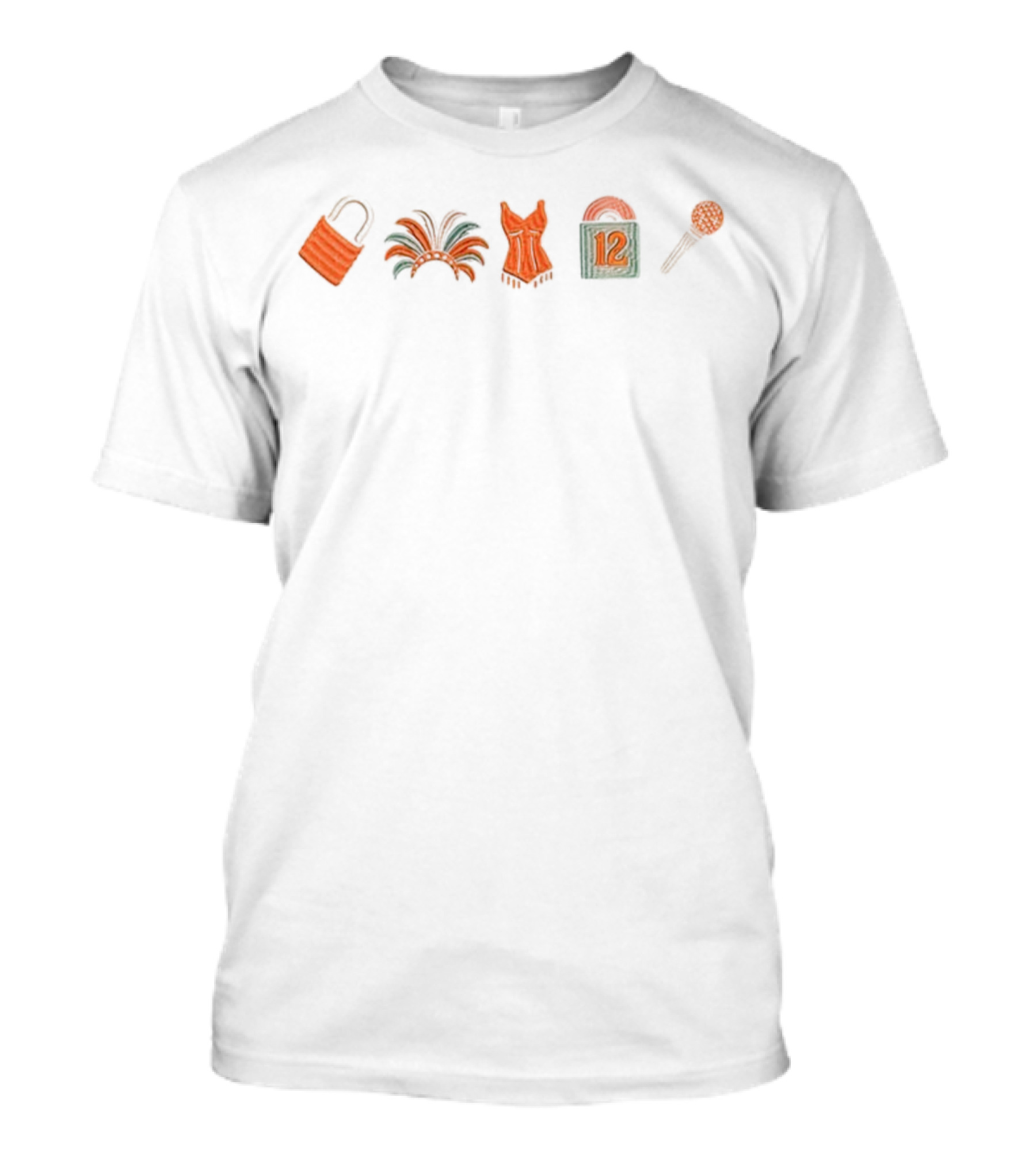 In My Showgirl Era Bag Headdress Dress Jukebox Microphone T-Shirt
