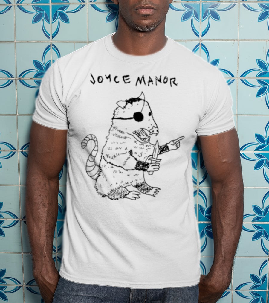 Joyce Manor Opossum With Eyepatch And Knife T-Shirt