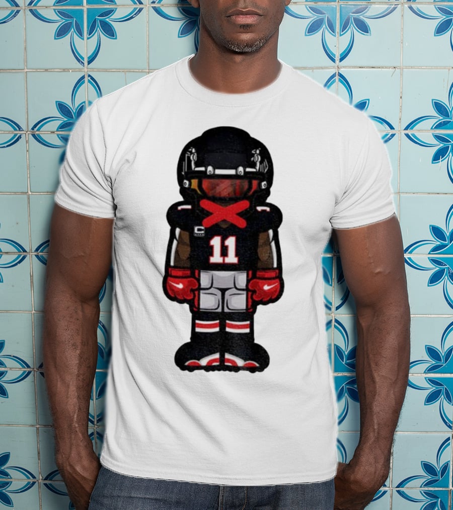 Julio Jones Cartoon Atlanta Falcons NFL 2025 T-Shirt
