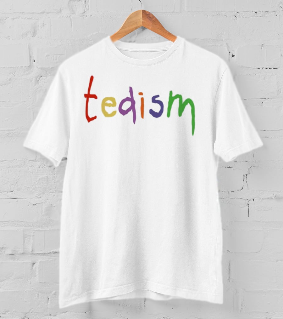 Tedism Colorful Rainbow Letters T-Shirt