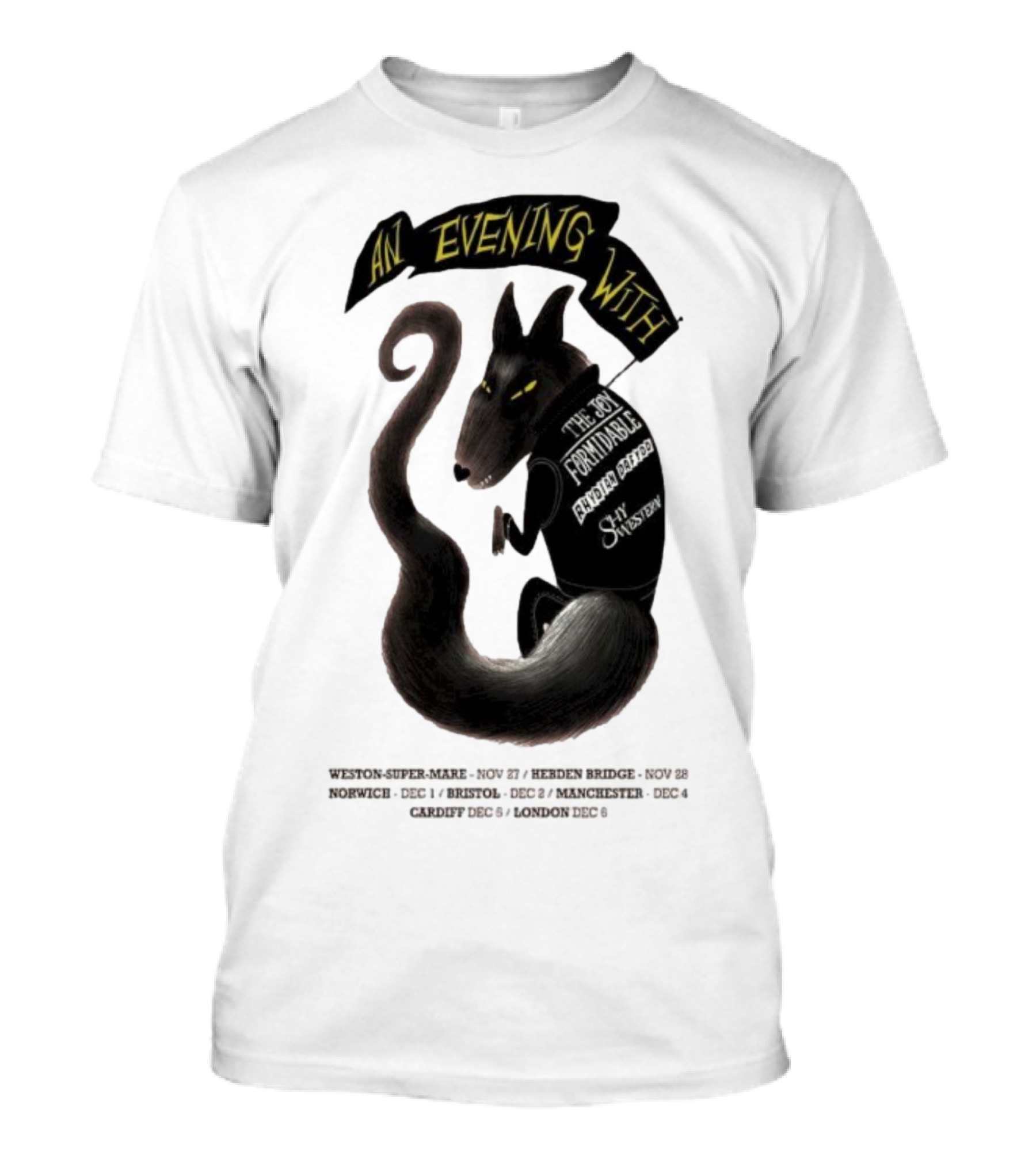 An Evening With The Joy Formidable UK Tour 2025 Weston-Super-Mare Clevedon Bridge Norwich Bristol Manchester Cardiff London T-Shirt