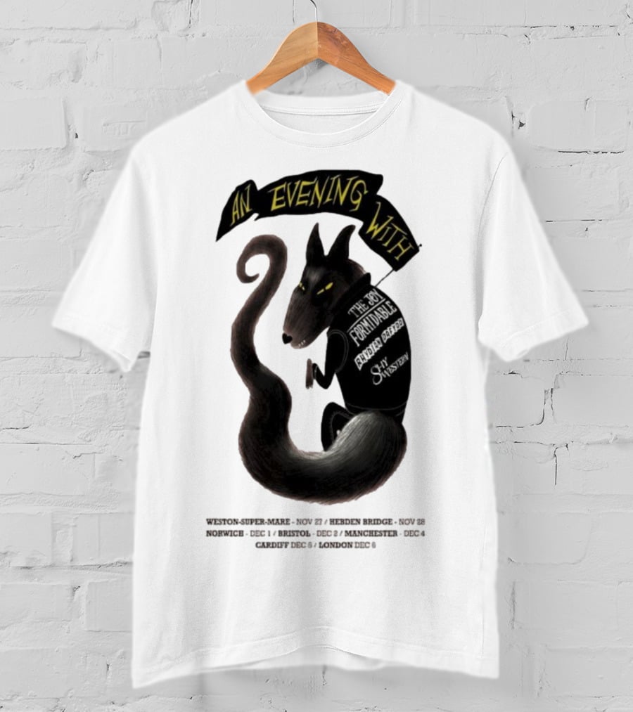 An Evening With The Joy Formidable UK Tour 2025 Weston-Super-Mare Clevedon Bridge Norwich Bristol Manchester Cardiff London T-Shirt