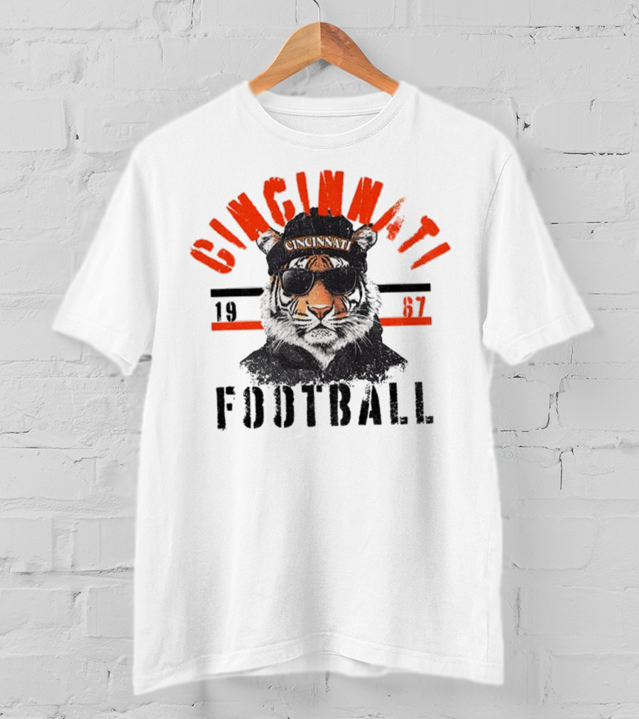 Cincinnati Tiger 1967 Football T-Shirt